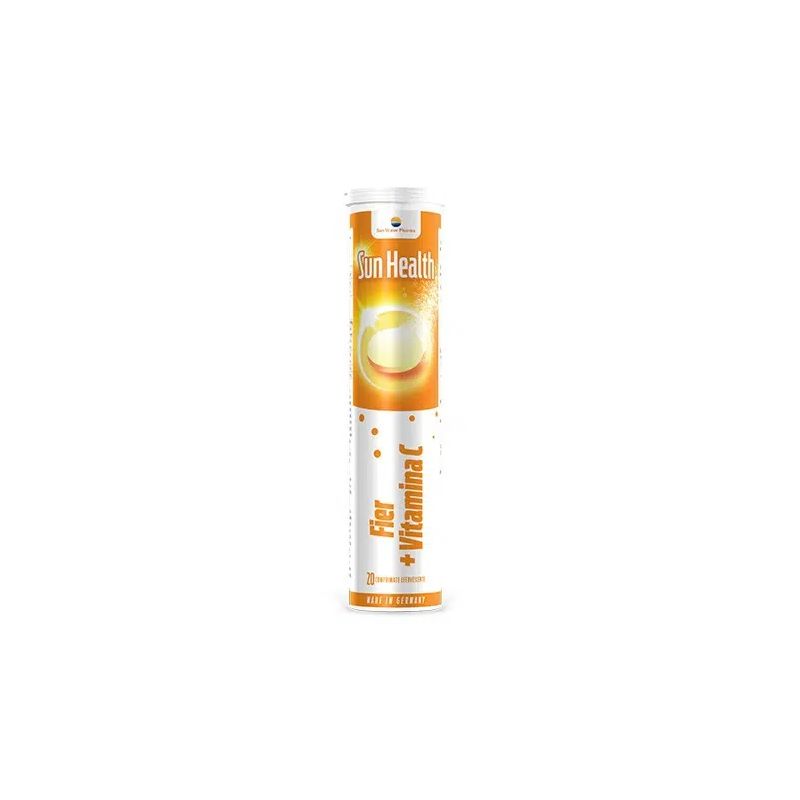 Sun Health Fier + Vitamina C | 20 comprimate
