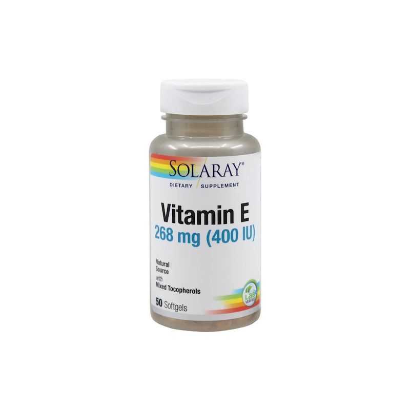 Solaray Vitamian E 400 ui | 50 capsule