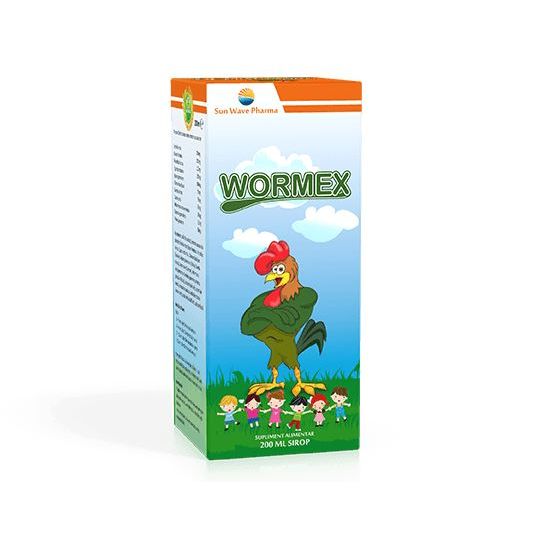 Sirop impotriva parazitilor intestinali pentru copii Wormex | 200 ml