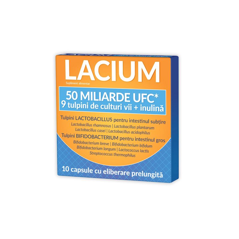 Lacium 50 miliarde UFC | 10 capsule