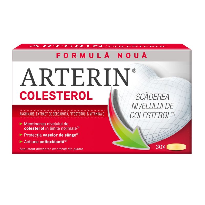 Arterin Colesterol, Perrigo | 30 comprimate