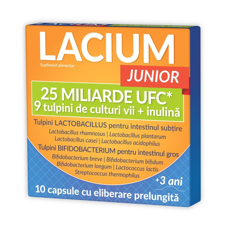 Lacium JUNIOR 25 miliarde UFC, Zdrovit , NP Pharma | 10 capsule