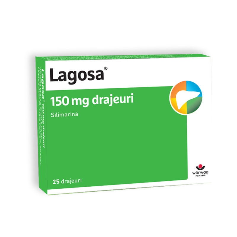 Lagosa, 150 mg, Worwag Pharma | 25 drajeuri